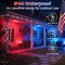 2-Pack Red, White, and Blue Battery Operated Fairy Lights - 66ft Total 200-LED 4th of July String Lights with Timer - 8-Mode Waterproof Patriotic Twinkle Lights for 2026 Sestercentennial & Independence Day Decor